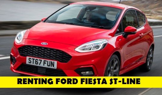 Renting Ford Fiesta ST Line