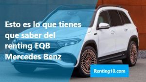 Renting EQB Mercedes Benz