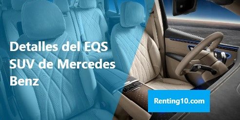 Detalles del EQS SUV de Mercedes Benz