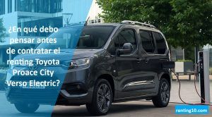 renting Toyota Proace City Verso Electric