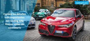 Conoce los detalles más importantes del renting Alfa Romeo antes de contratarlo